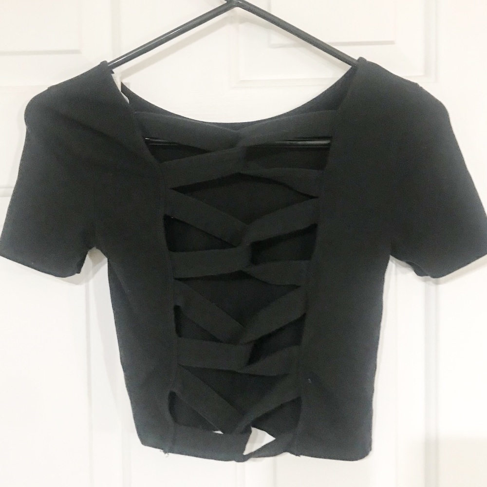 Forever 21 festival crop top, tied back size small